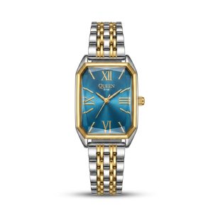 Luxury_wristwatch_on_white_backg…_202606031305 QUEEN Time Classic Two-Tone Quartz