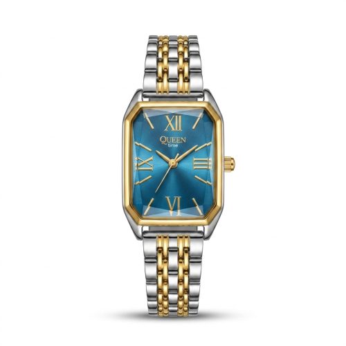 Luxury_wristwatch_on_white_backg…_202606031305 QUEEN Time Classic Two-Tone Quartz